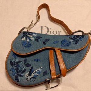 Authentic Vintage Christian Dior Saddle Bag.
